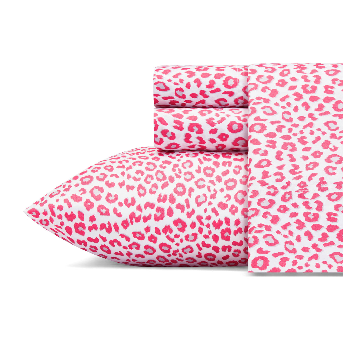 Betsey Johnson Betseys Leopard Pink Full Sheet Set