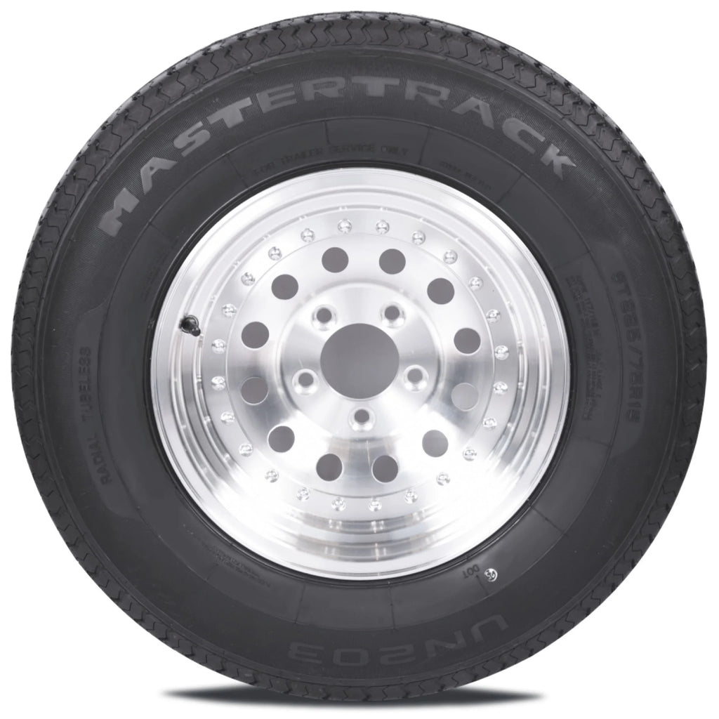 Mastertrack UN203 ST225/75R15 10 Ply 117/112N Load Range E Radial Trailer Tire - ST 225/75/15 225/75R15 (Tire Only)