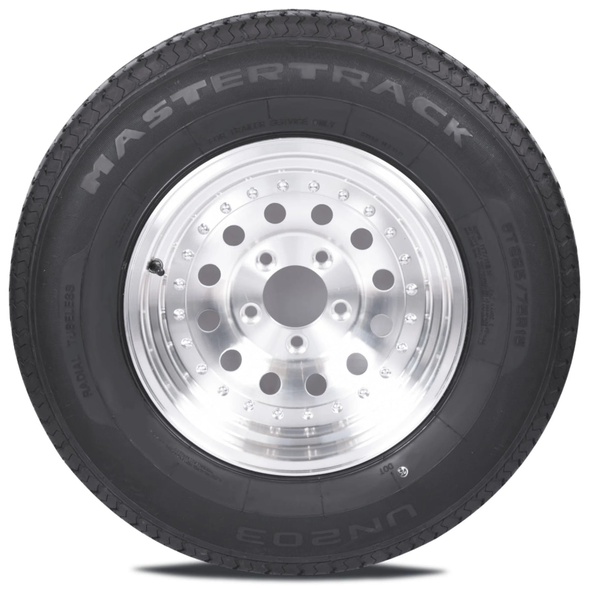 Mastertrack UN203 ST225/75R15 10 Ply 117/112N Load Range E Radial Trailer Tire - ST 225/75/15 225/75R15 (Tire Only)