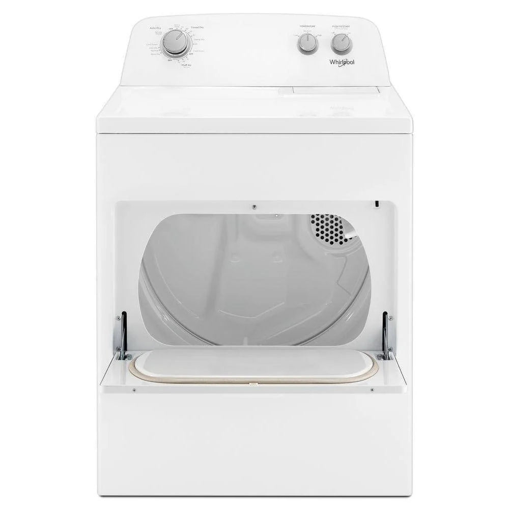 7.0 cu. ft. Electric Dryer. AutoDryTM System. Wrinkle ShieldTM. White