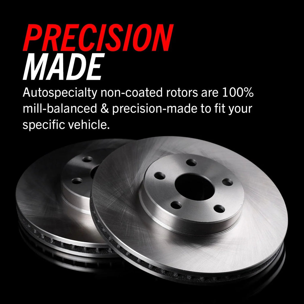 Power Stop Front and Rear Stock Replacement Brake Pad and Rotor Kit KOE4077