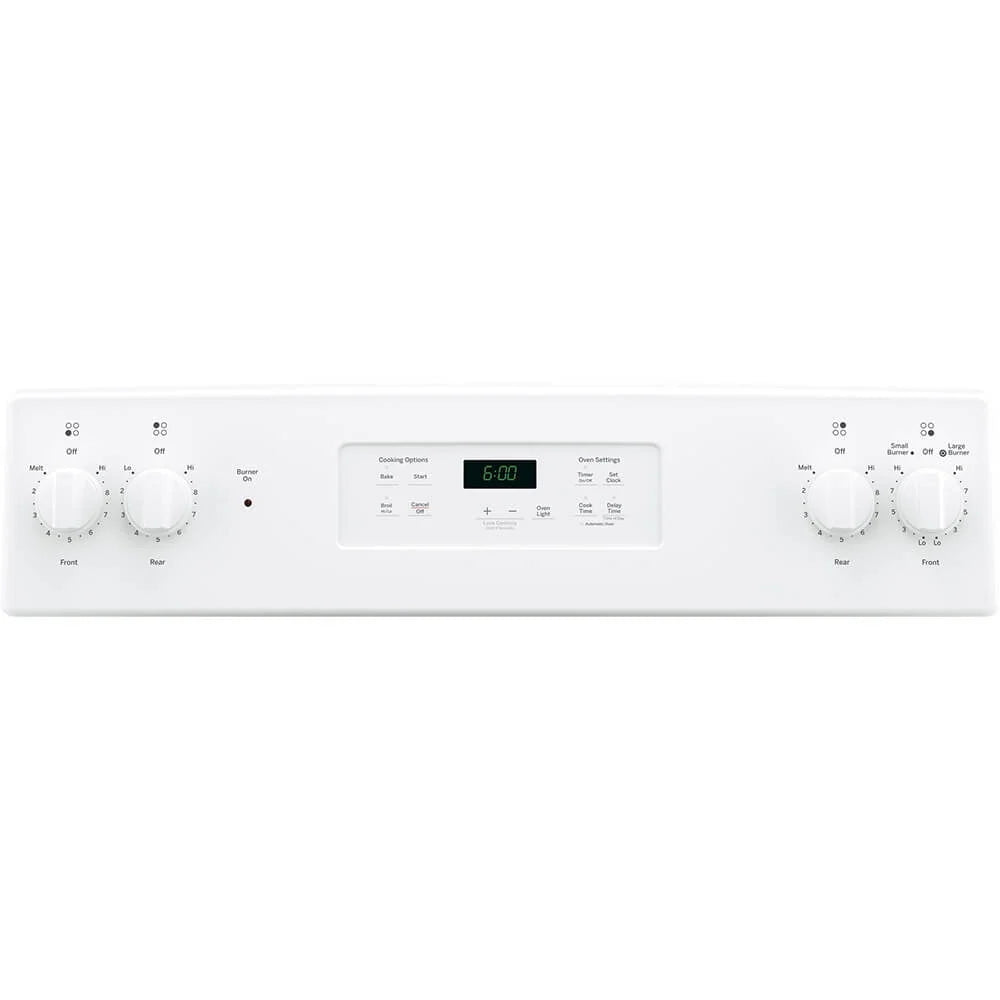 GE JBS60DKWW 5.3 Cu. Ft. White 4 Burner Electric Range