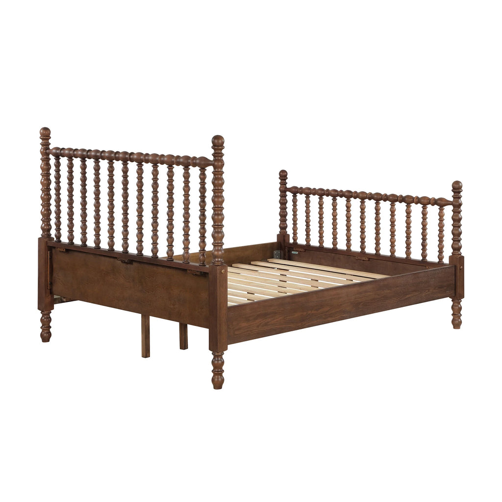 Pioneer Woman Harper Queen - Size Spindle Bed, Homestead Brown