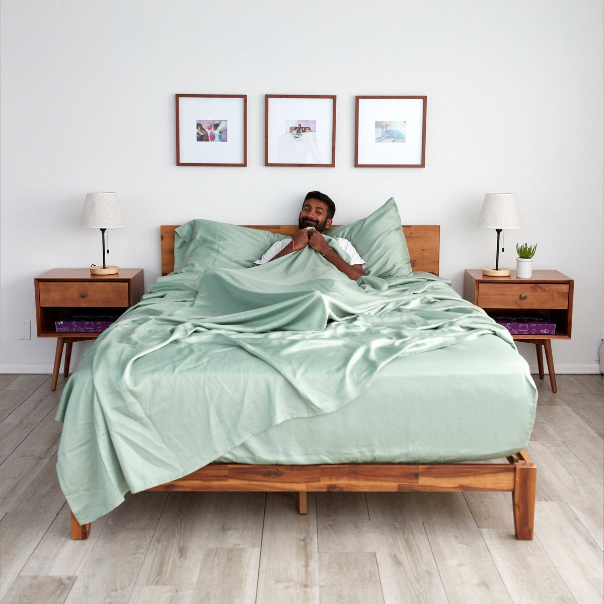 Sheets & Giggles Eucalyptus Sheets, King / Sage