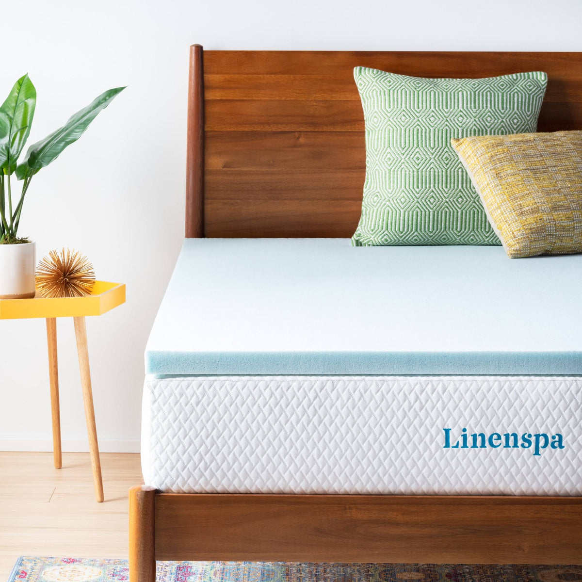Linenspa 2-Inch Gel Memory Foam Mattress Topper, Size: Full