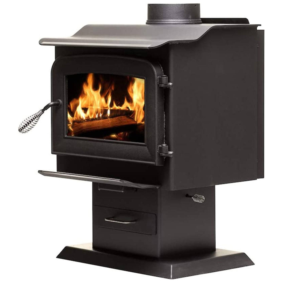 Ashley Hearth AW1120E-P Pedestal Wood Stove - 1200 sq. ft.