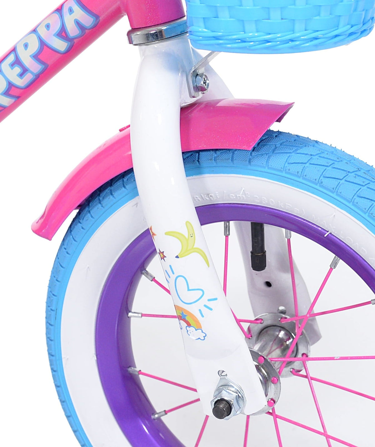 Bicycles 12 Peppa Pig High Rise Child Girls Bicycle. Pink