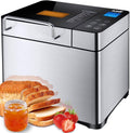KBS Pro Stainless Steel Bread Machine 2lb 17-In-1 Programmable XL Bread Maker