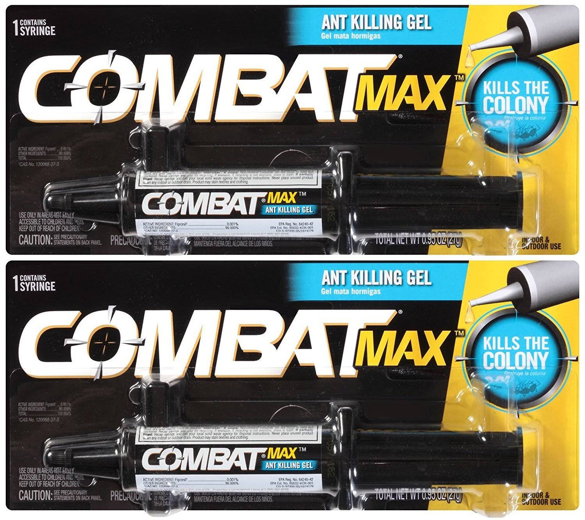 Combat Max Ant Killing Gel 27 Grams 2 Pack