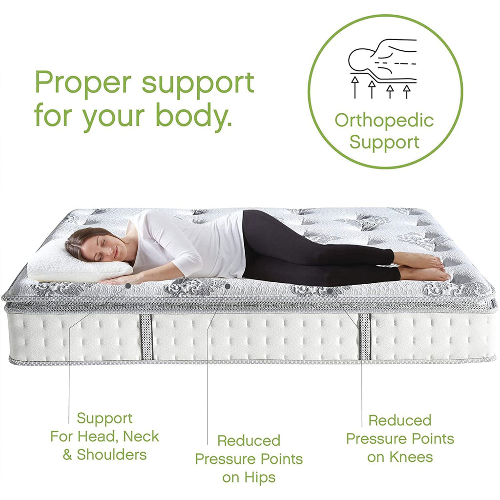 12 inch Hybrid Cool Gel Memory Foam and Innerspring Mattress