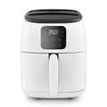 Dash Tasti-Crisp Digital Air Fryer with AirCrisp Technology, Custom Presets, Temperature Control, and Auto Shut Off Feature, 2.6 Quart - White