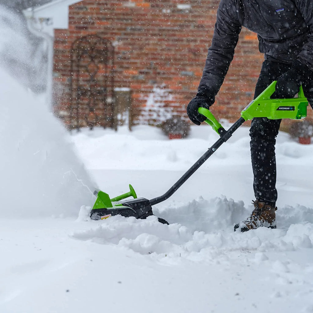 Earthwise SN74016 40V Lithium Battery Operated Ion Cordless 16" Snow Shovel with Brushless Motor