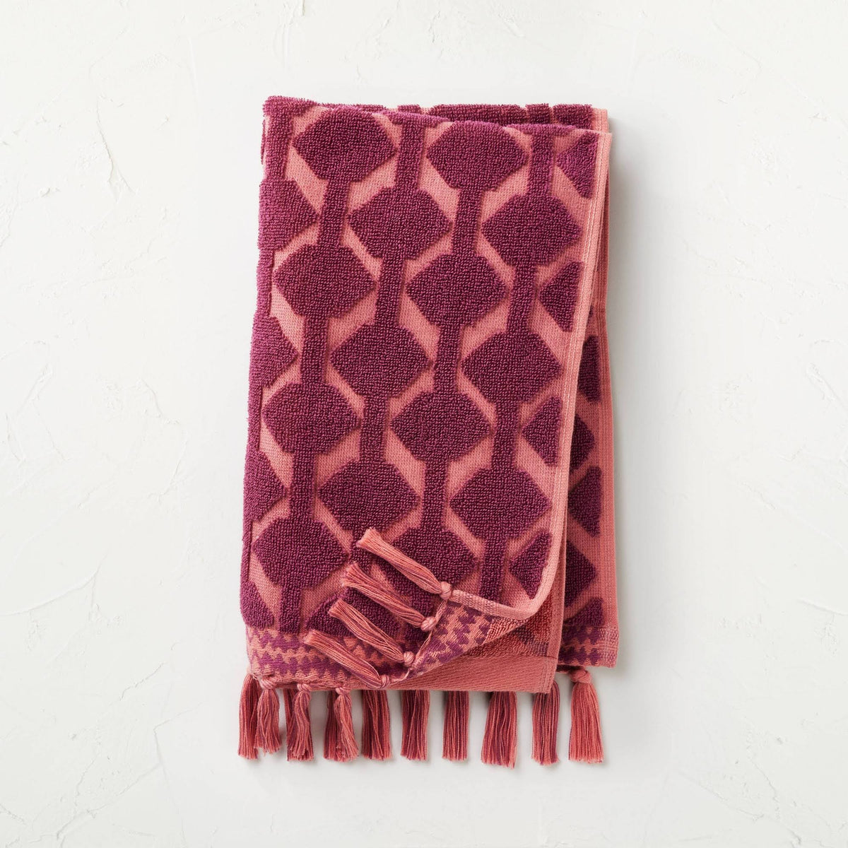 Seasons Go Around Hand Towel Red - Opalhouse Designed with Jungalow
