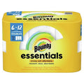 Bounty Essentials Select-A-Size Paper Towels, 6 Double Rolls, White, 108 Sheets per Roll