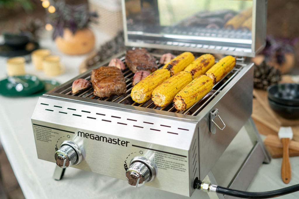 Megamaster Premium Outdoor Cooking 2-Burner Grill