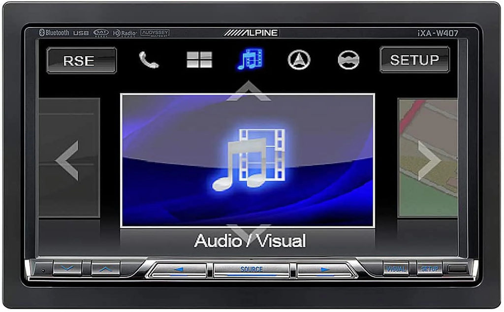 Alpine Ilx - 407 7" Shallow Chassis Multimedia Receiver with Apple Carplay
