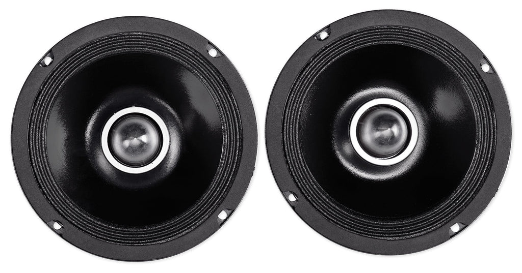 2) Pairs Rockville X6.5C Competition 6.5" 1000 Watt Component Car Audio Speakers