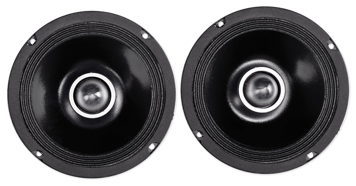 2) Pairs Rockville X6.5C Competition 6.5" 1000 Watt Component Car Audio Speakers