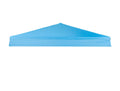 Trademark Innovations Square Replacement 8 ft. x 8 ft. Canopy Gazebo Top for 10 ft. Slant Leg Canopy, Light Blue