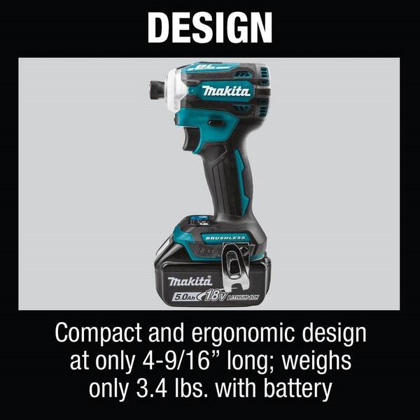 18V LXT Lithium-ion Brushless 2-pc Combo Kit 5.0Ah with bonus 18V LXT Recipro Saw and 18V LXT Multi-Tool