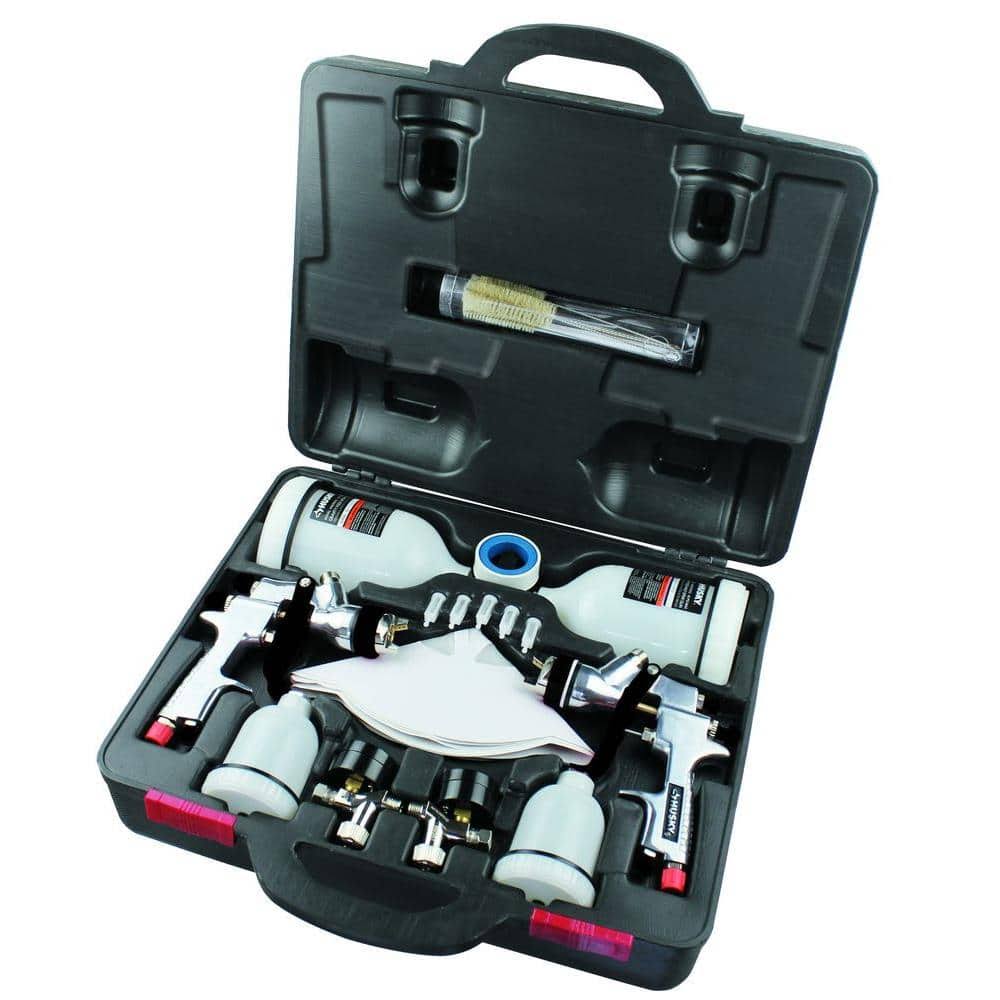 Husky HVLP and Standard Gravity Feed Spray Gun Kit