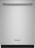 KitchenAid 44 DBA Dishwasher in PrintShield Finish with FreeFlex Third Rack Stainless Steel
