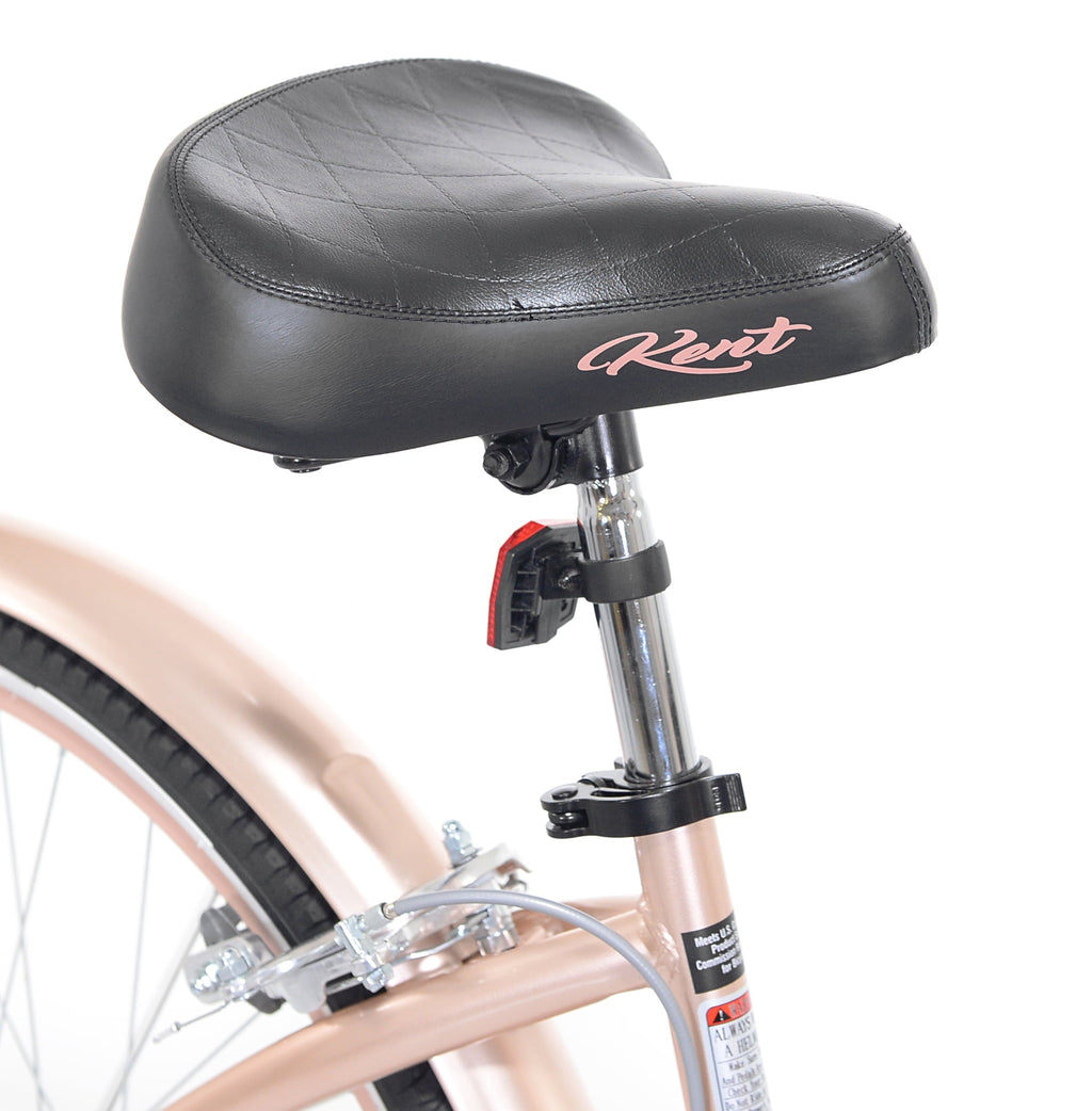 26 in. Bayside Women's Cruiser Bike. Rose Gold