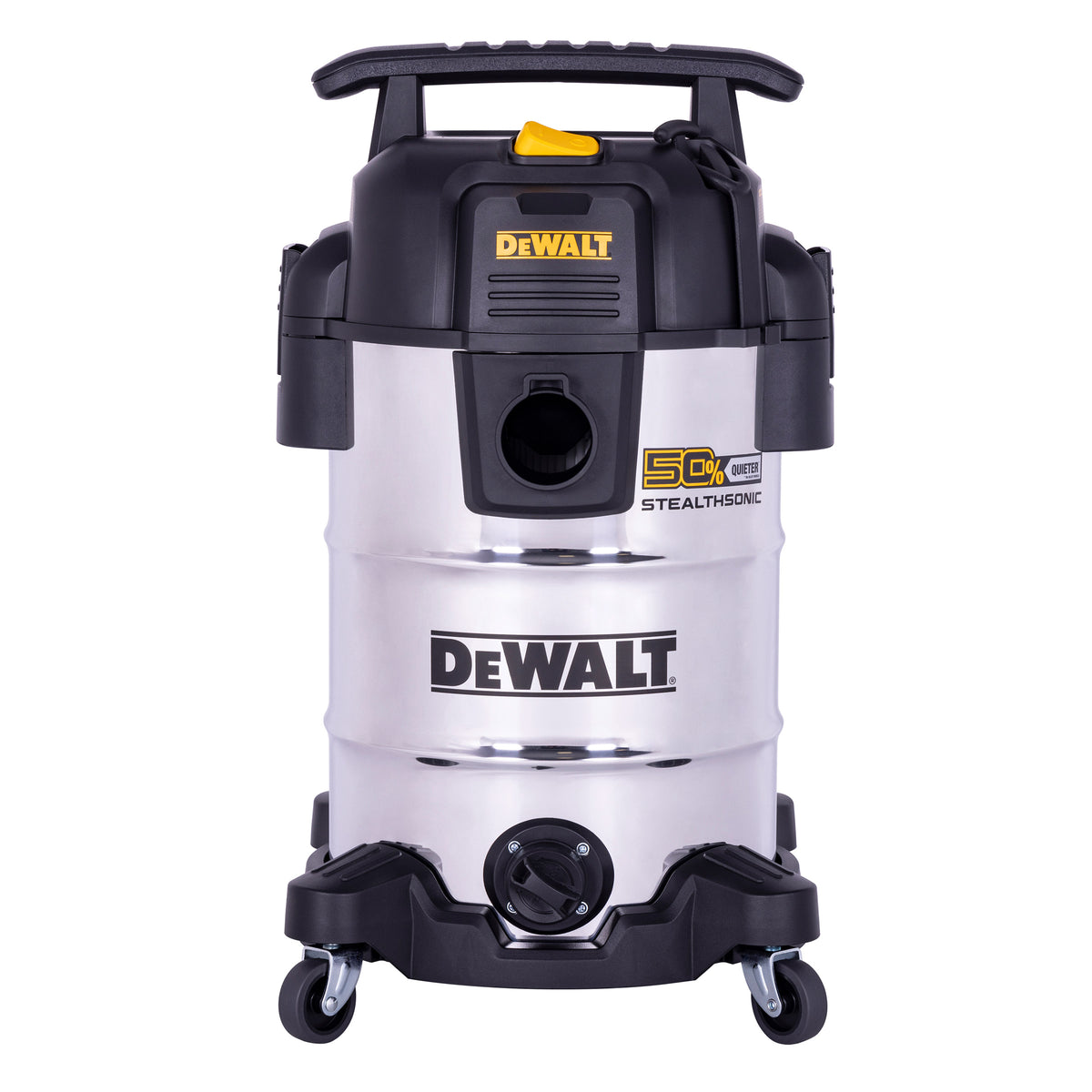 Dewalt 8 - Gallon 4 HP Stealthsonic Quiet Stainless Steel Wet Dry Vacuum