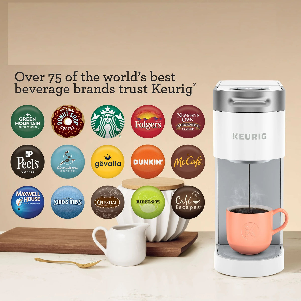 Keurig K - Slim Black Single - Serve K - Cup Pod Coffee Maker