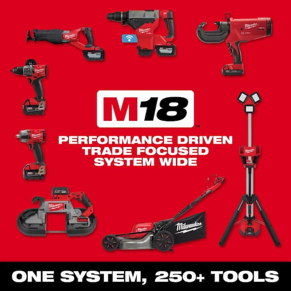 M18 FUEL 18-Volt Lithium-Ion Brushless Cordless 1/2 in. Hammer Drill Driver Kit with M18 FUEL High-Torque Impact