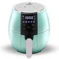 Sanptent 5.8 Quart Air Fryer, Electric Hot Oven Oilless Multifunctional Cooker with Digital LED Touchscreen, Auto Shut-Off (Green)