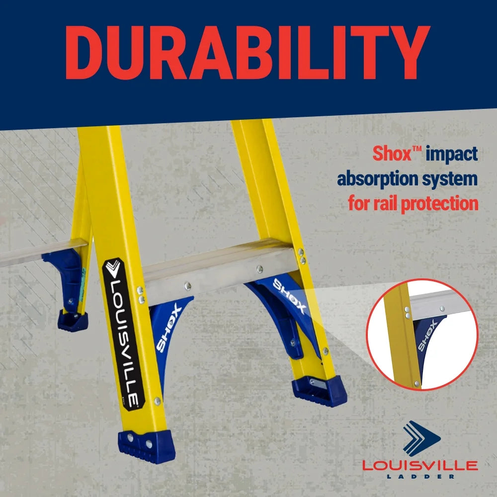 Louisville Ladder 5 - Foot Fiberglass Step Ladder, 250 - Pound Load Capacity, Type I, FS2005