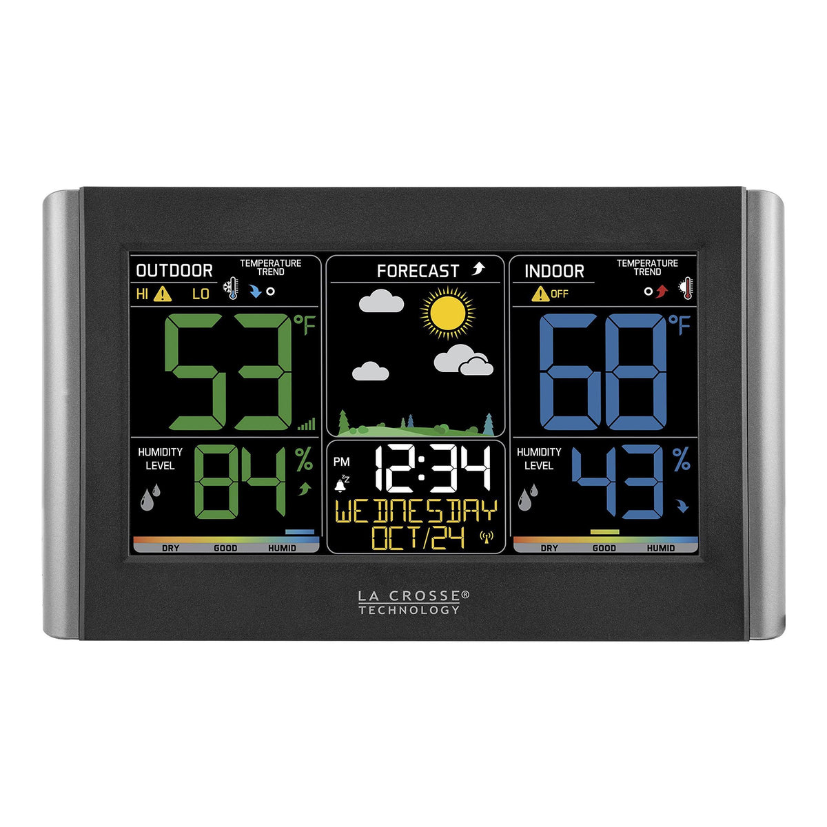 La Crosse Technology C85845-INT Weather Station Black