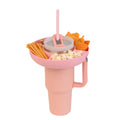 MUWIGO Stanley Cup Snack Tray - Enhance Your Stanley 40 oz Tumbler with Handle Experience with The Ultimate Snacking Solution - Reusable Snack Tray