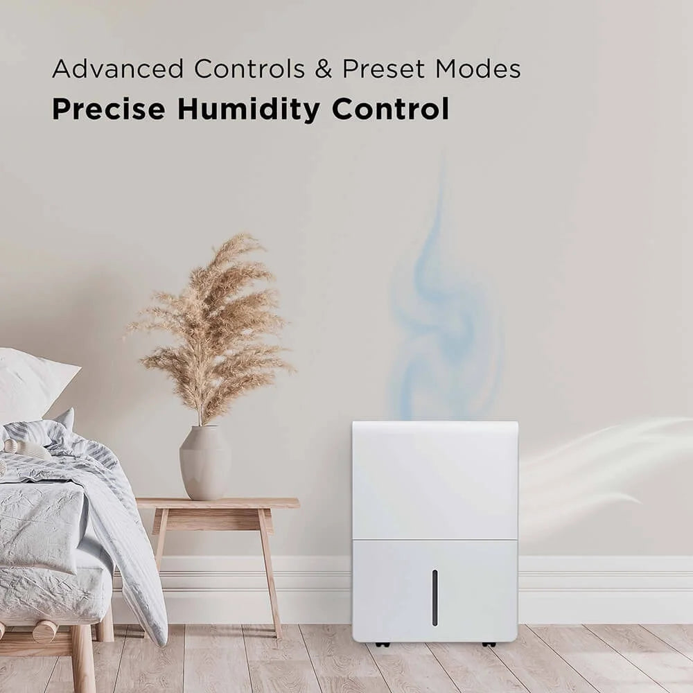 TCL H50D26W 50 Pint Smart Dehumidifier with Pump Perfect for Areas up to 4, 500 Sq. Ft