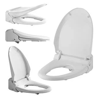 USPA 6800 Luxury Electric Bidet Seat for Elongated Toilets in White USPA6800-E
