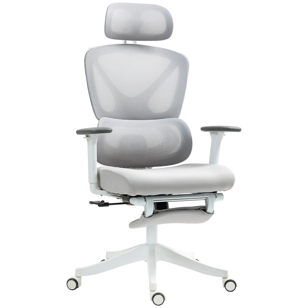 HOMCOM Bürostuhl Bürostuhl, Höhenverstellung, neigbare Rückenlehne, drehbares Kopfstützen, 71x70x119cm, Schwarz