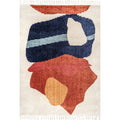 nuLOOM Ashton Shaggy Contemporary Abstract Tassel Area Rug - Beige 6' 7" x 9'