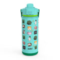 Zak Designs 20oz Stainless Steel Kids' Water Bottle with Antimicrobial Spout 'Minecraft'