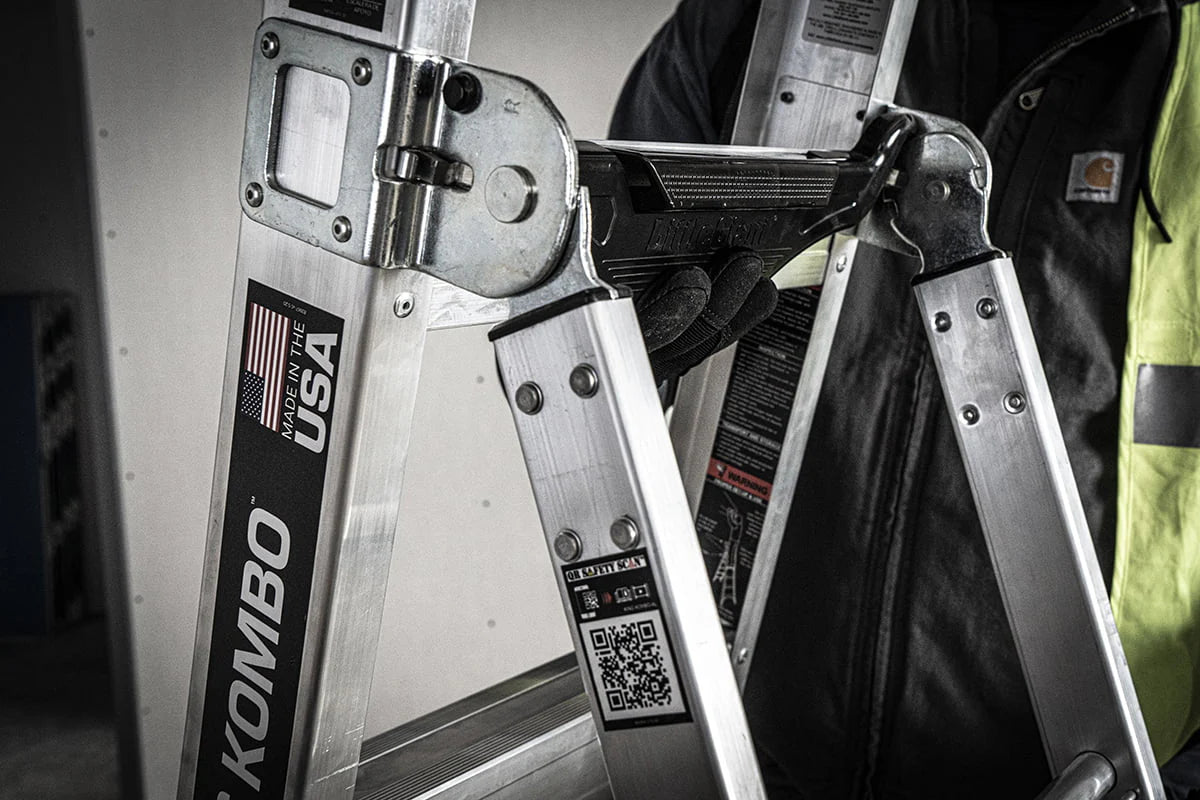 Little Giant King Kombo 5' - 8' Aluminum 3 - in - 1 Combo Ladder, Type 1A - 300 lb. Rated, 11 Ft. 4 In. Reach