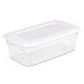 Sterilite 6 Qt./5.7 L Storage Box, White