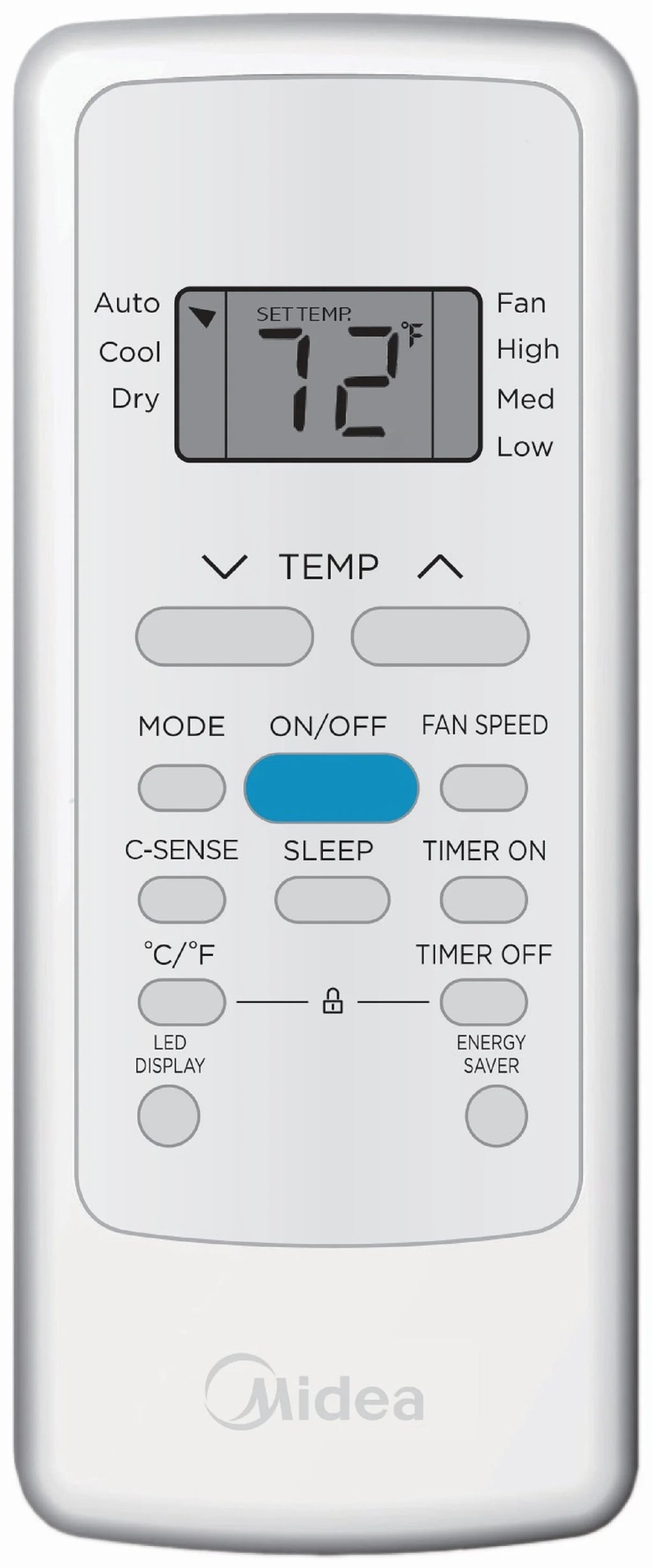 Midea 5, 000 BTU Window Air Conditioner, 150 Sq. Ft., White, New