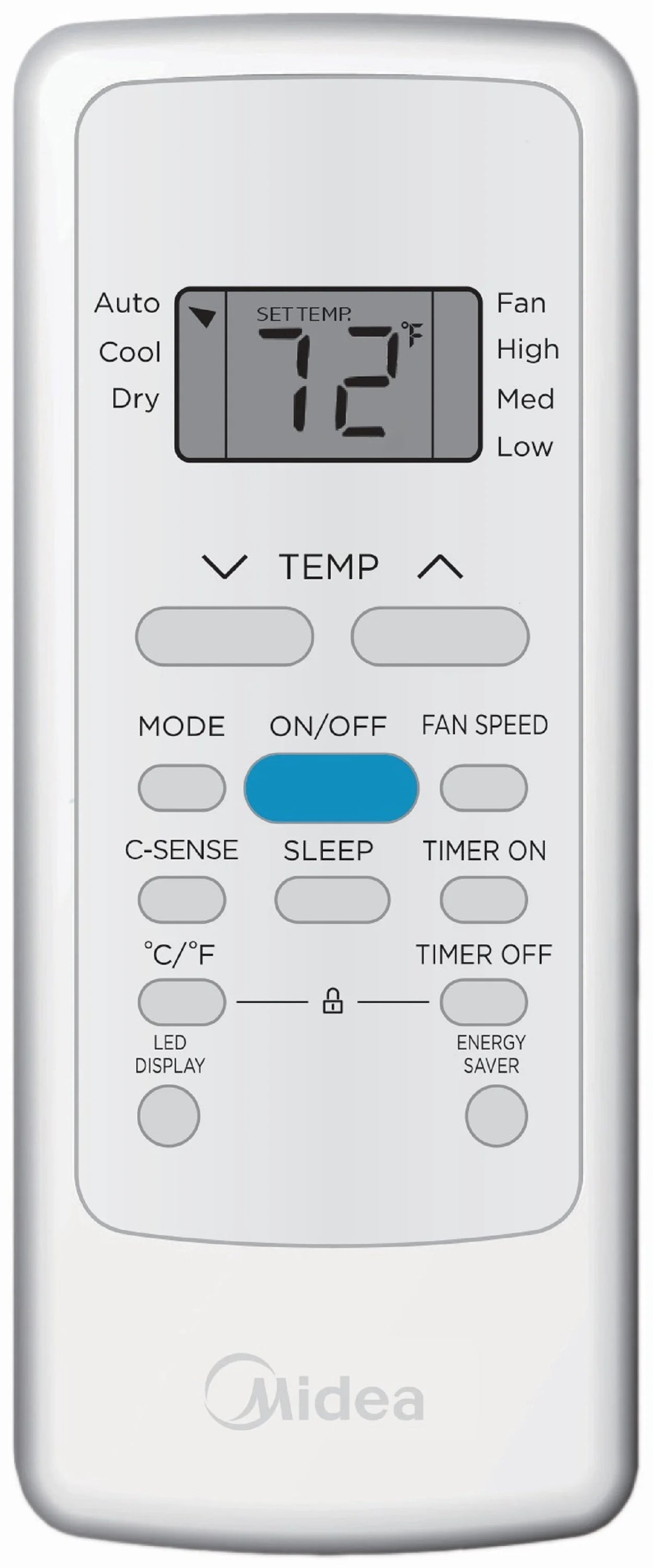 Midea 5, 000 BTU Window Air Conditioner, 150 Sq. Ft., White, New