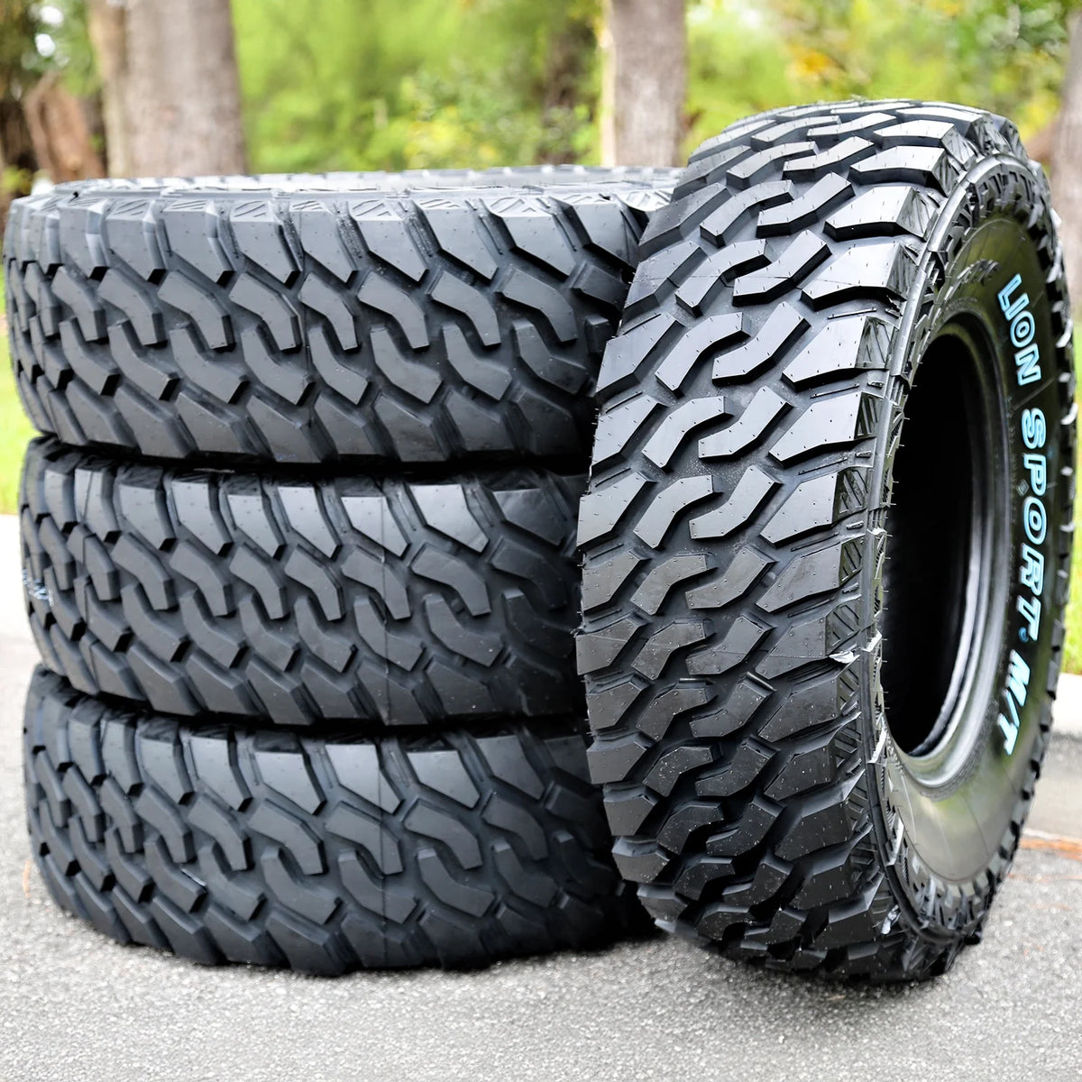 Set of 4 Leao Lion Sport MT 285/75R16 126/123Q E 10 Ply M/T Mud Light Truck Tires