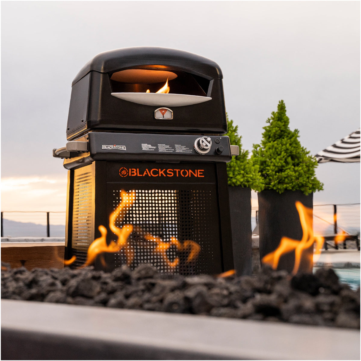 Blackstone Propane Outdoor Pizza Oven with Stand and Pizza Peel