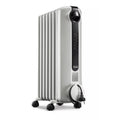 DeLonghi Radia S Eco Electric Oil Radiator Heater - Silver