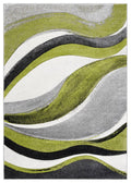Safavieh Hollywood Collection HLW766Y Grey / Green Rug - 5' 3" x 7' 6"