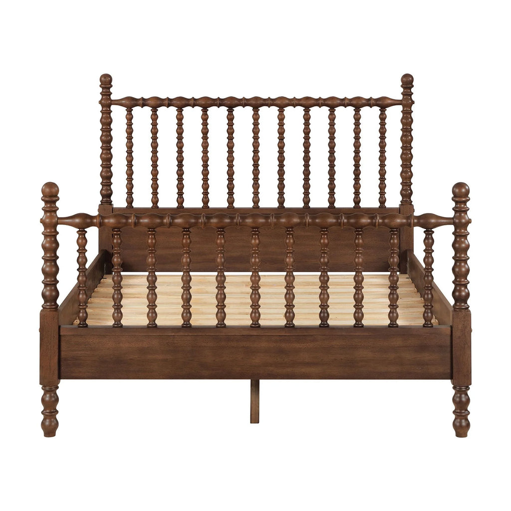 Pioneer Woman Harper Queen - Size Spindle Bed, Homestead Brown
