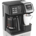 Hamilton Flexbrew Programmable Single Serve Pod to 12 Cup Coffee Maker, Black