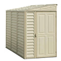 Duramax 4ft x 8ft SideMate Vinyl Resin Outdoor Storage Shed